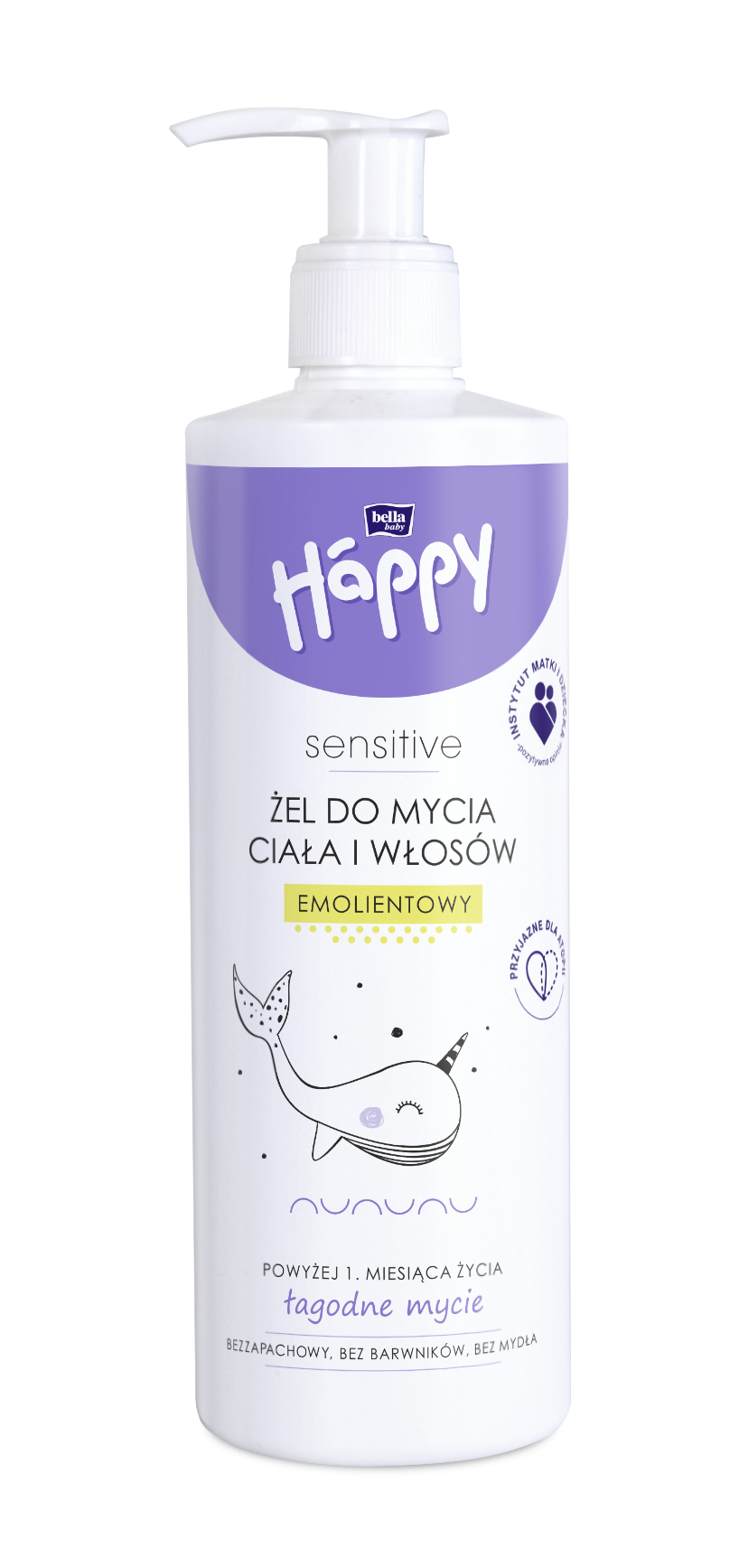 Bella Baby Happy Sensitive żel do mycia ciała i włosów